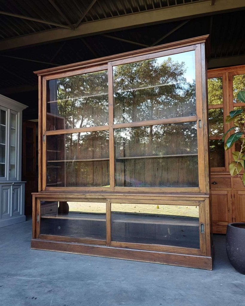 Unieke antieke museumkast | Winkelkast | Servieskast | #5238, Ophalen of Verzenden