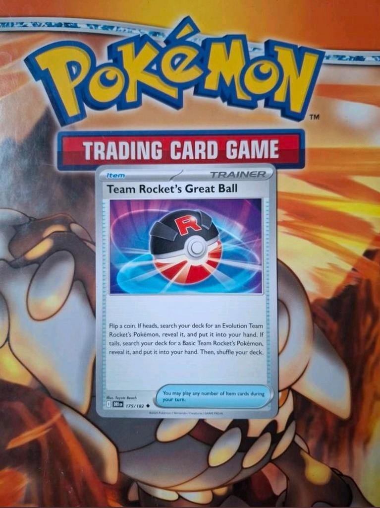 Team rocket's Great ball 175/182 Destined Rivals nm-mint, Ophalen of Verzenden, Zo goed als nieuw, Losse kaart