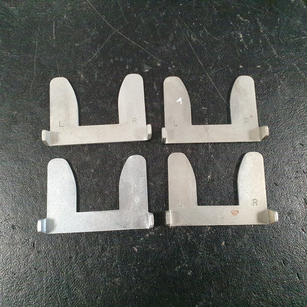 4x Ahrend Stavast metalen schappendragers, plankendragers, Niet ingevuld, Gebruikt, Niet ingevuld, Niet ingevuld