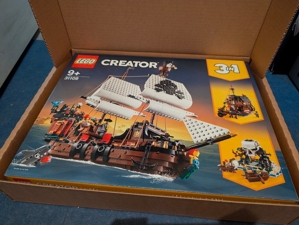Lego creator 31109 3 in 1 piratenboot, Ophalen, Nieuw, Compleet, Lego