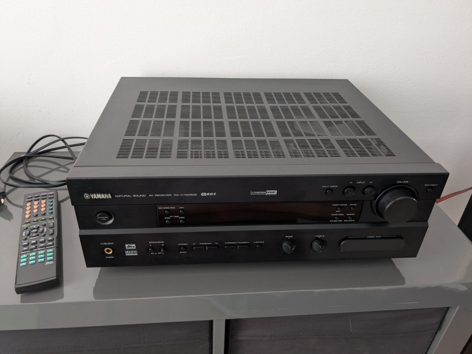 Yamaha RX-V730 versterker av receiver stereo/2.1/5.1/6.1, Ophalen, Gebruikt, Yamaha, 120 watt of meer
