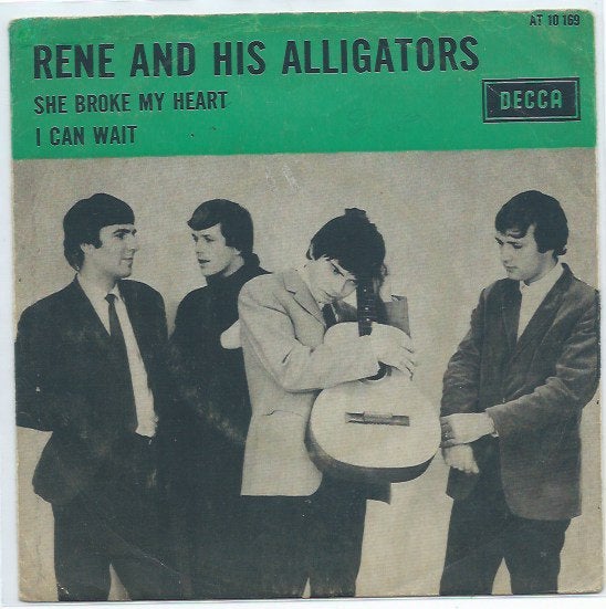 Nederbeat- Rene and his Alligators- She Broke my Heart, Verzenden, 7 inch, Zo goed als nieuw, Beschermende buitenhoes
