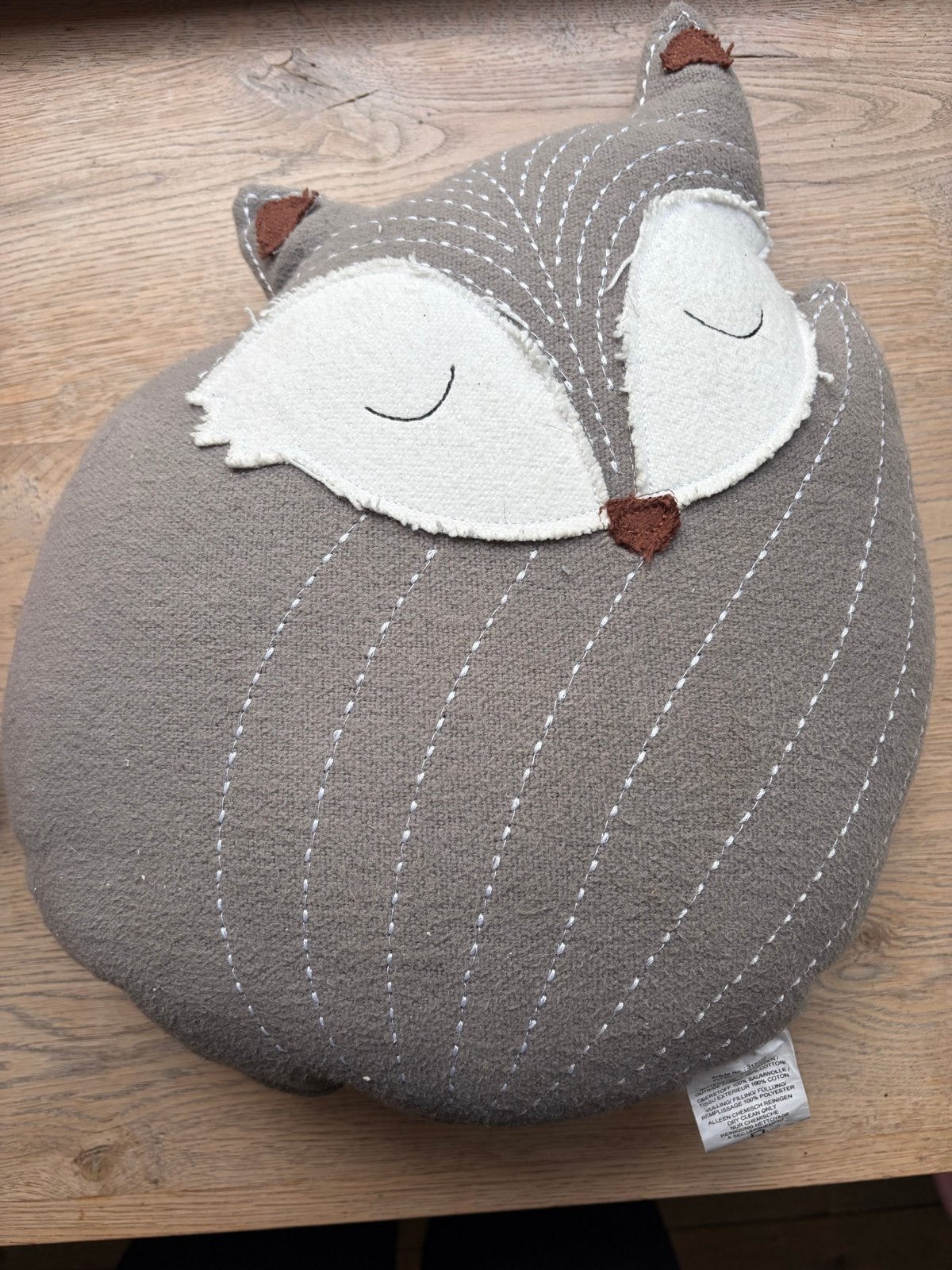 Schattig vossenkussen - decoratief en comfortabel, Ophalen, Overige merken, Met print, Zo goed als nieuw