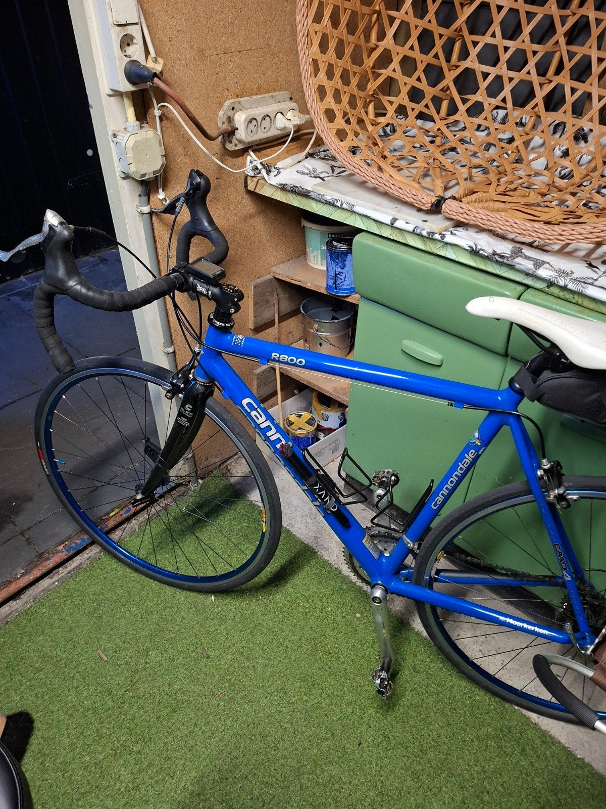 Cannondale R800 racefiets - Blauw, maat 54 of mGebruikt, Fietsen en Brommers, Fietsen | Racefietsen, 28 inch, Gebruikt, Aluminium