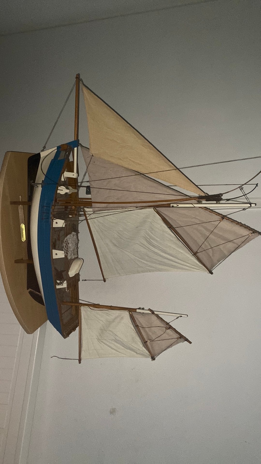 Gedetailleerd Miniatuur Bootmodel met Bewegende Delen, Hobby en Vrije tijd, Modelbouw | Boten en Schepen, Ophalen of Verzenden