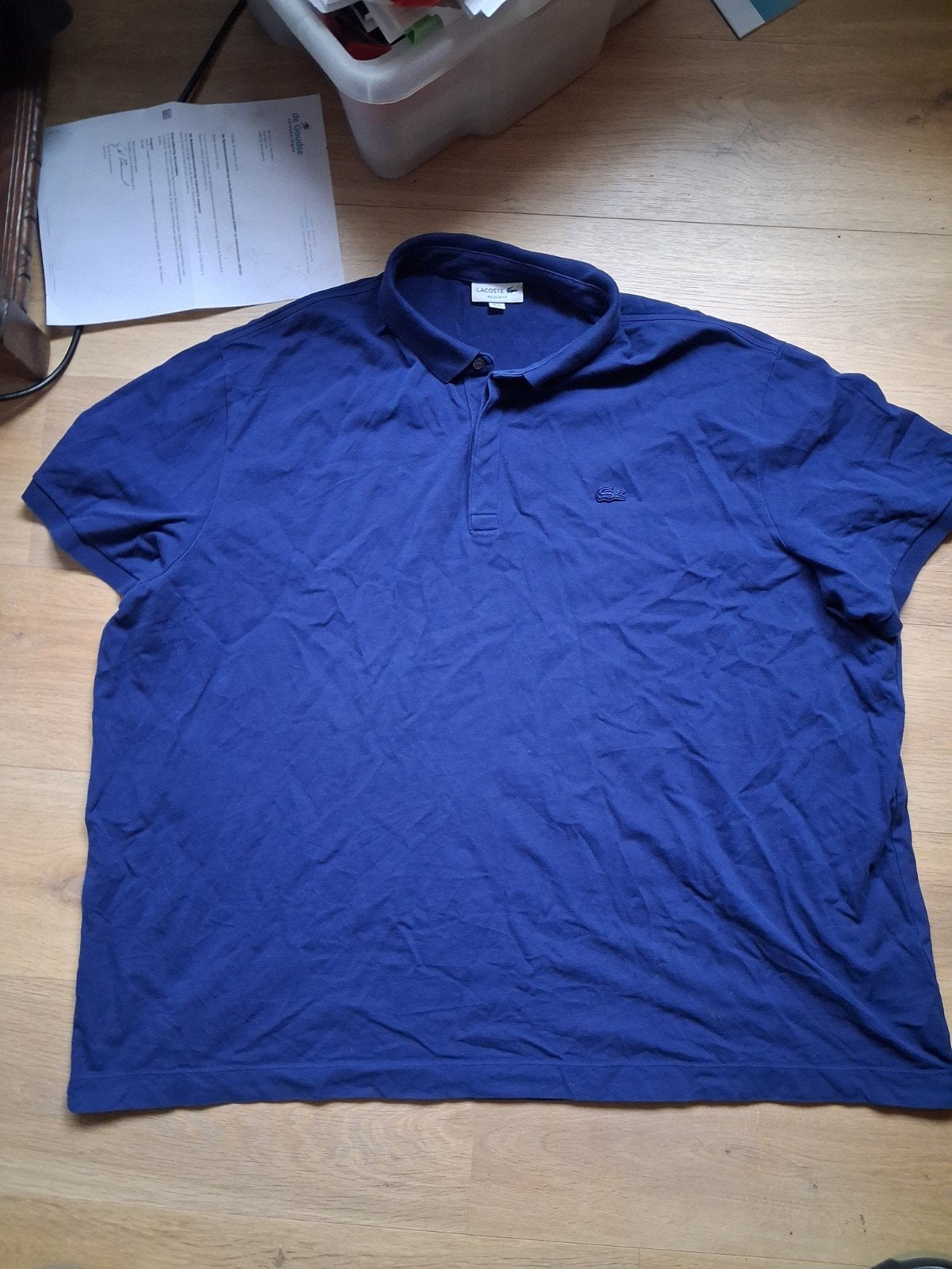Lacoste Polo Heren XXL - Tijdloos Marineblauw Katoen, Kleding | Heren, Polo's, Blauw, Lacoste, Overige maten, Ophalen of Verzenden