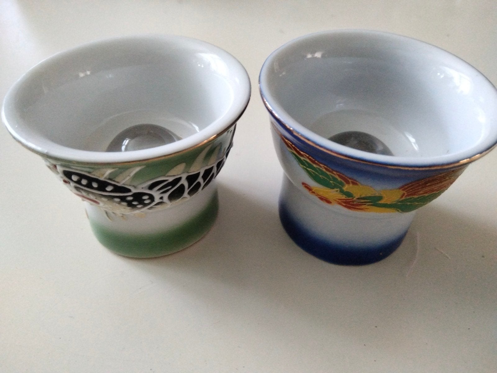 Sake kopjes met ondeugend Magic Eye effect, Ophalen of Verzenden