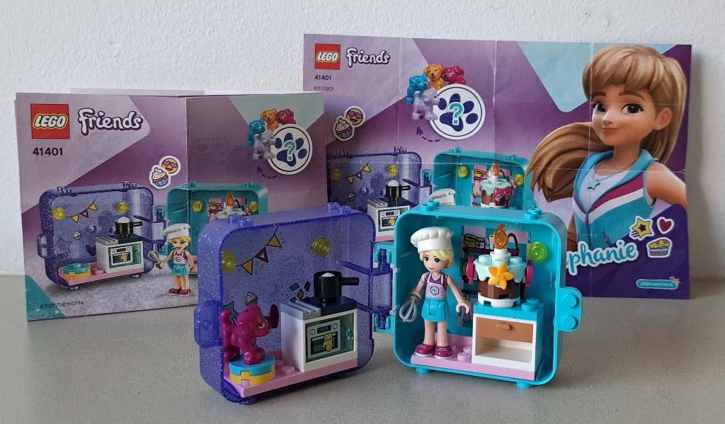 LEGO Friends Stephanies Speelkubus - 41401, Compleet, Lego, Friends, Ophalen of Verzenden