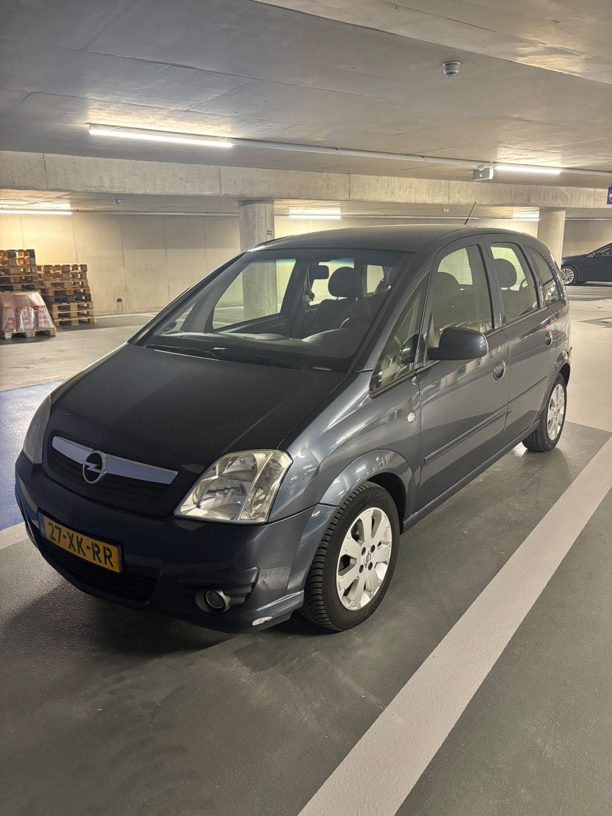 Opel Meriva 1.6 16V 77KW Easytronic 2007 Grijs, Auto's, 15 km/l, 4 cilinders, Origineel Nederlands, 1200 kg
