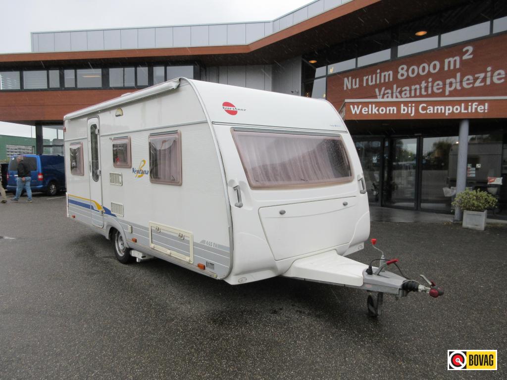 Bürstner Ventana 465 MOVER LUIFEL VOORTENT, Caravans en Kamperen, Bürstner, Tot en met 4, 1000 - 1250 kg, Dwarsbed