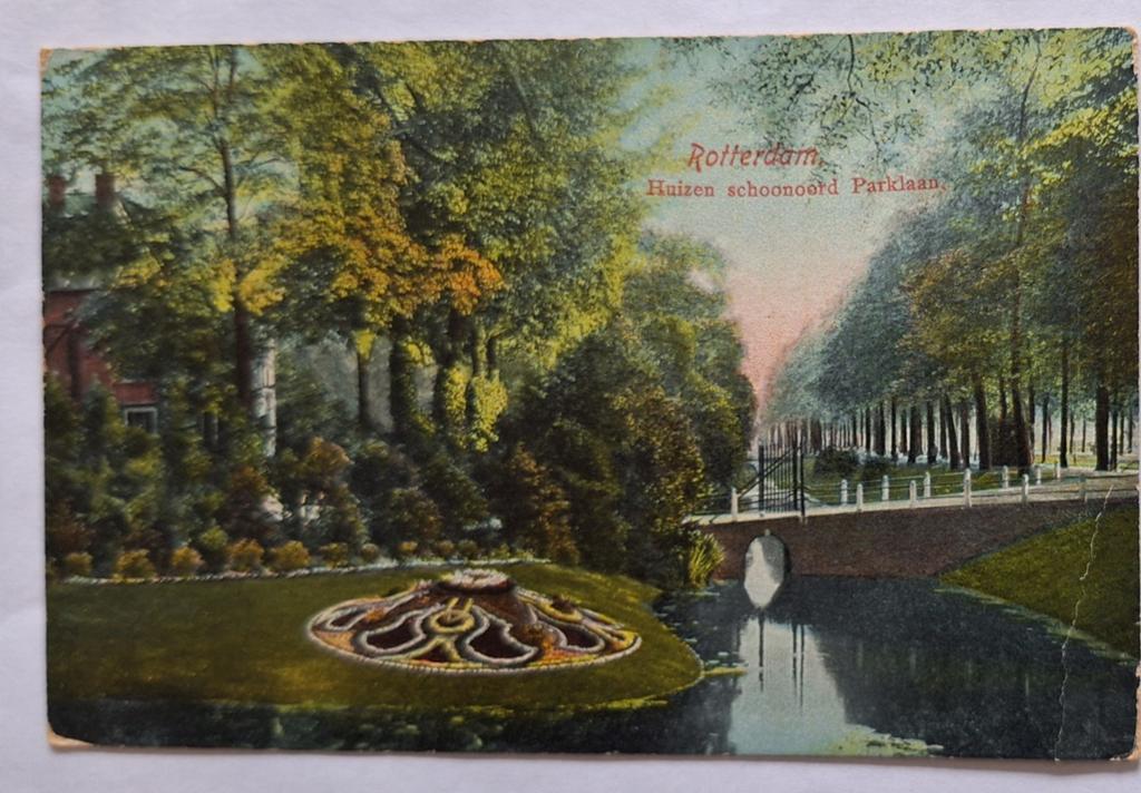 Ansichtkaart Rotterdam Huizen Schoonoord, Verzamelen, Ophalen of Verzenden, Voor 1920, Gelopen, Zuid-Holland