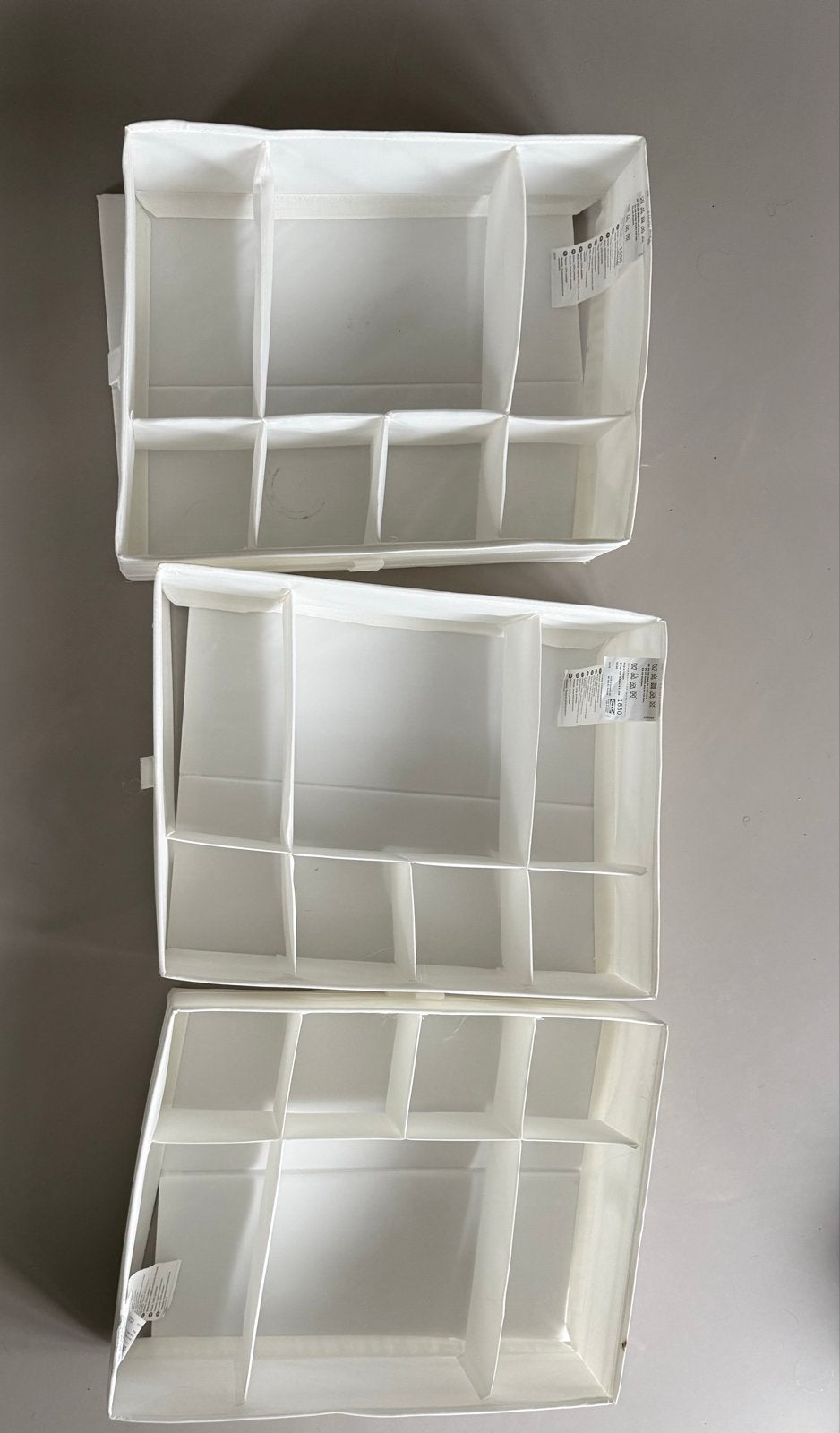 3x IKEA SKUBB Lade-organizers - Wit, Huis en Inrichting, Ophalen of Verzenden, Gebruikt