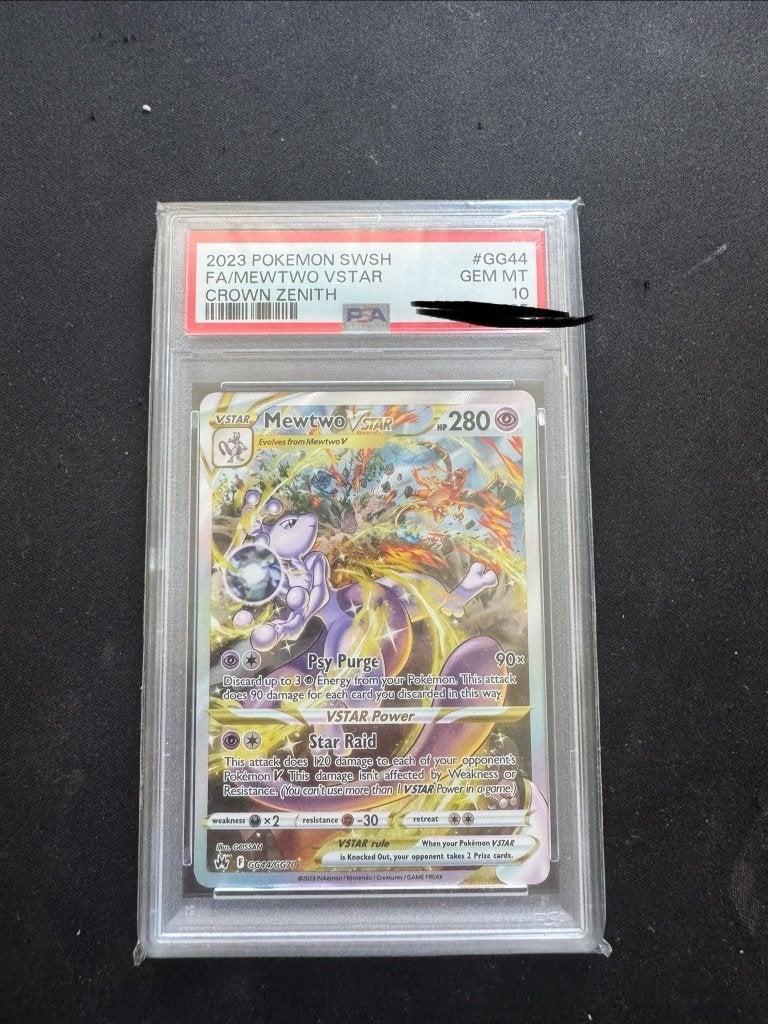 Pokemon Mewtwo Vstar GG44 PSA10