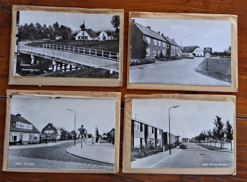 Odijk, 6 x glasplaat JosPe. SPAR winkel, Ophalen of Verzenden, 1960 tot 1980, Ongelopen, Utrecht