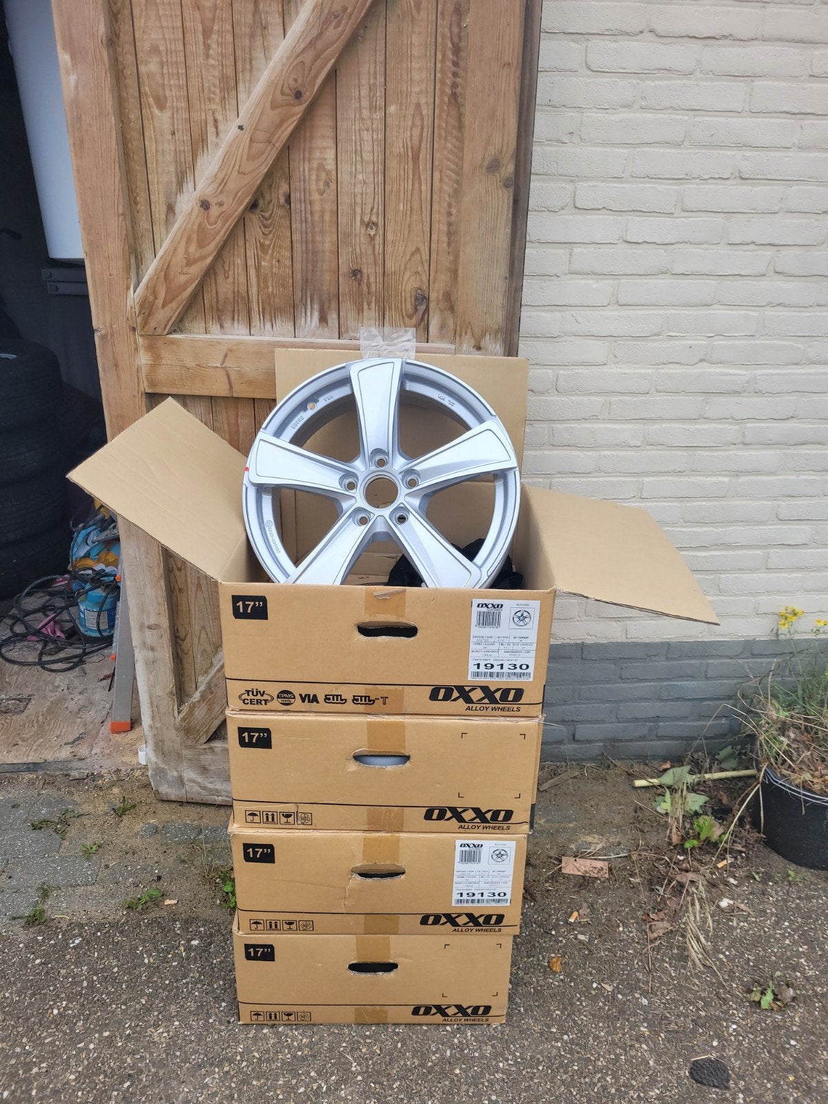 Set velgen 17 inch 5x 112 nieuw, Auto diversen, Wieldoppen, Ophalen, Nieuw