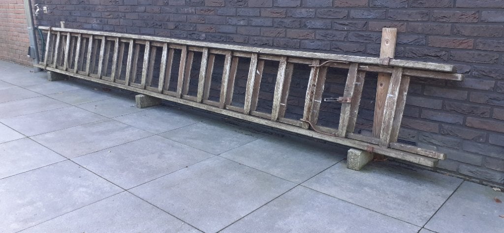 Ladder, Doe-het-zelf en Verbouw, Ophalen, Gebruikt, Ladder, 4 meter of meer