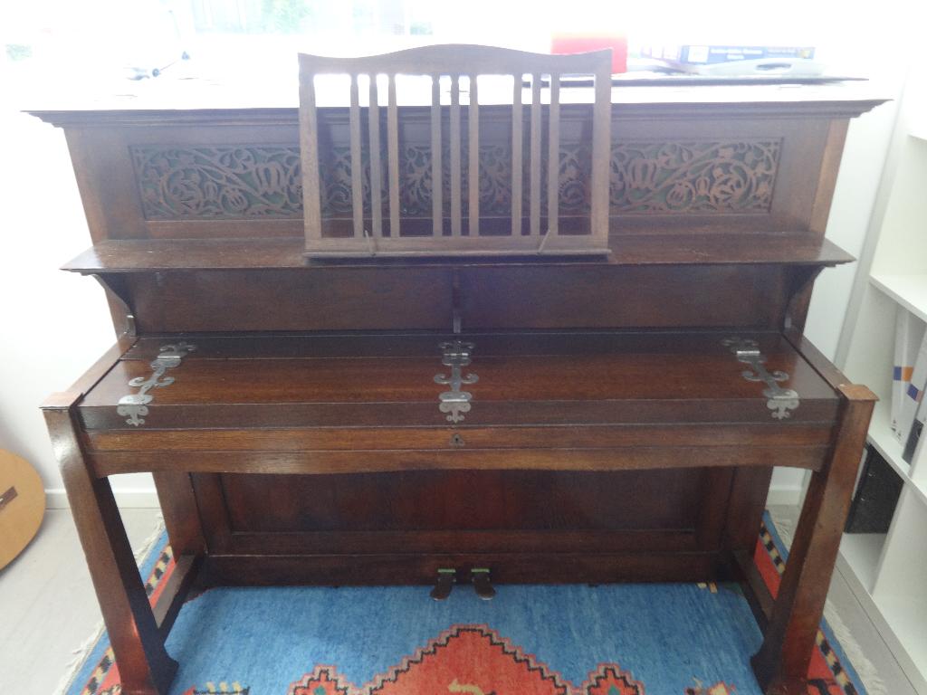 Restauratiegeval: C. Bechstein Model IV Walter Cave (1901), Ophalen, Gebruikt, Bruin, Piano