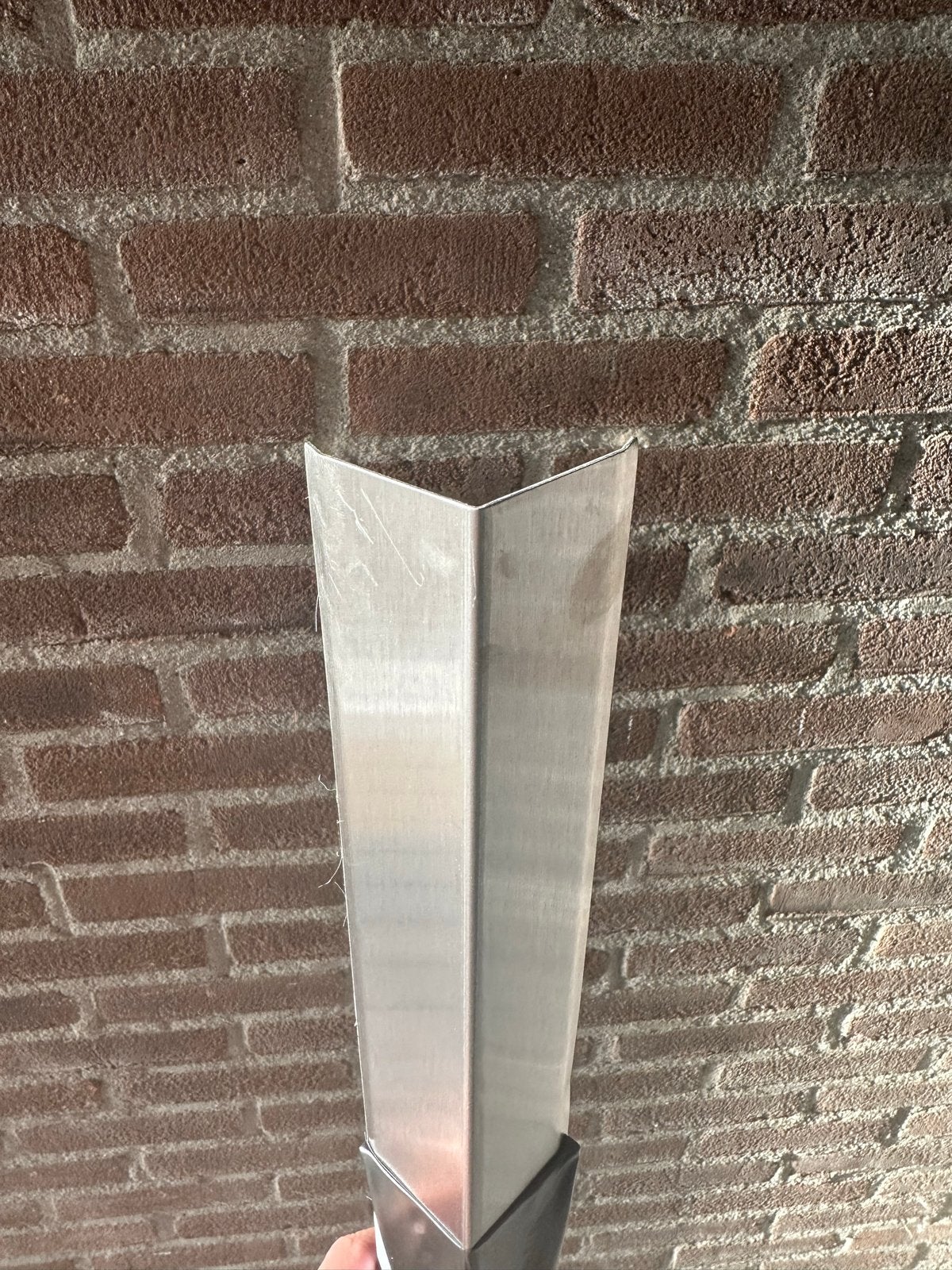 20x RVS Hoekbeschermer Hoeklijn Zelfklevend 50x50x1mm 1,5m, Doe-het-zelf en Verbouw, Ophalen, Overige materialen, Overige typen