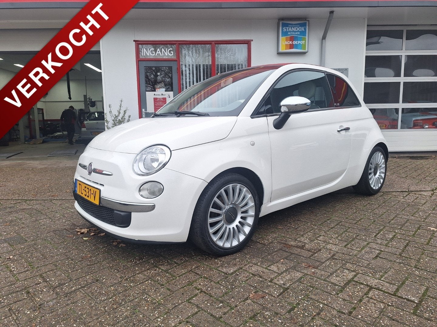 Fiat 500 1.2 C AIRCO / CARPLAY / LMV / CAMERA, Euro 5, Gebruikt, 4 cilinders, Multifunctioneel stuurwiel