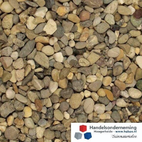 Morane grind ronde antraciet bruin grijs wit siergrind tuin, Overige materialen, Verzenden, Nieuw, Grind