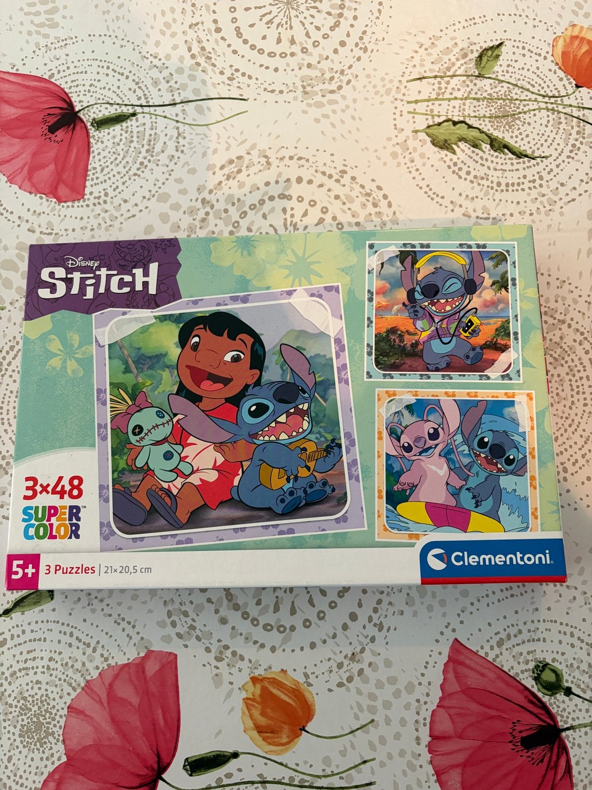 Disney Stitch Puzzelset - 3x48 stukjes - Clementoni, Ophalen of Verzenden, Meer dan 50 stukjes, Nieuw, 6 jaar of ouder