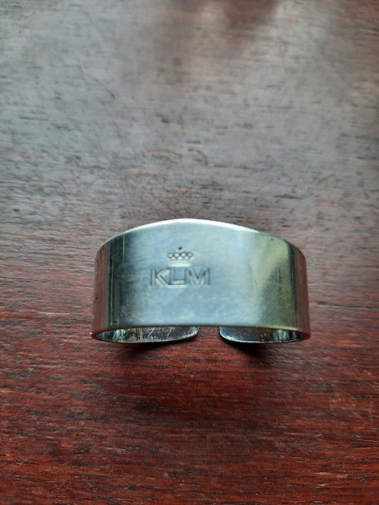 Zilveren servetring KLM, Verzenden, Zilver