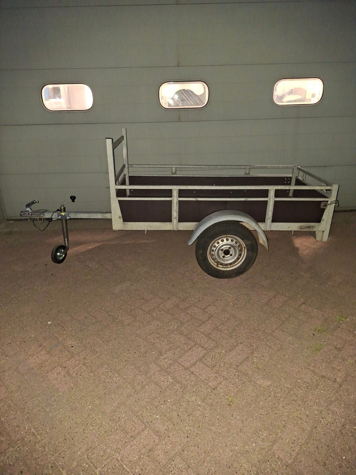 Enkelasser aanhangwagen, Auto diversen, Aanhangers en Bagagewagens, Ophalen, Gebruikt