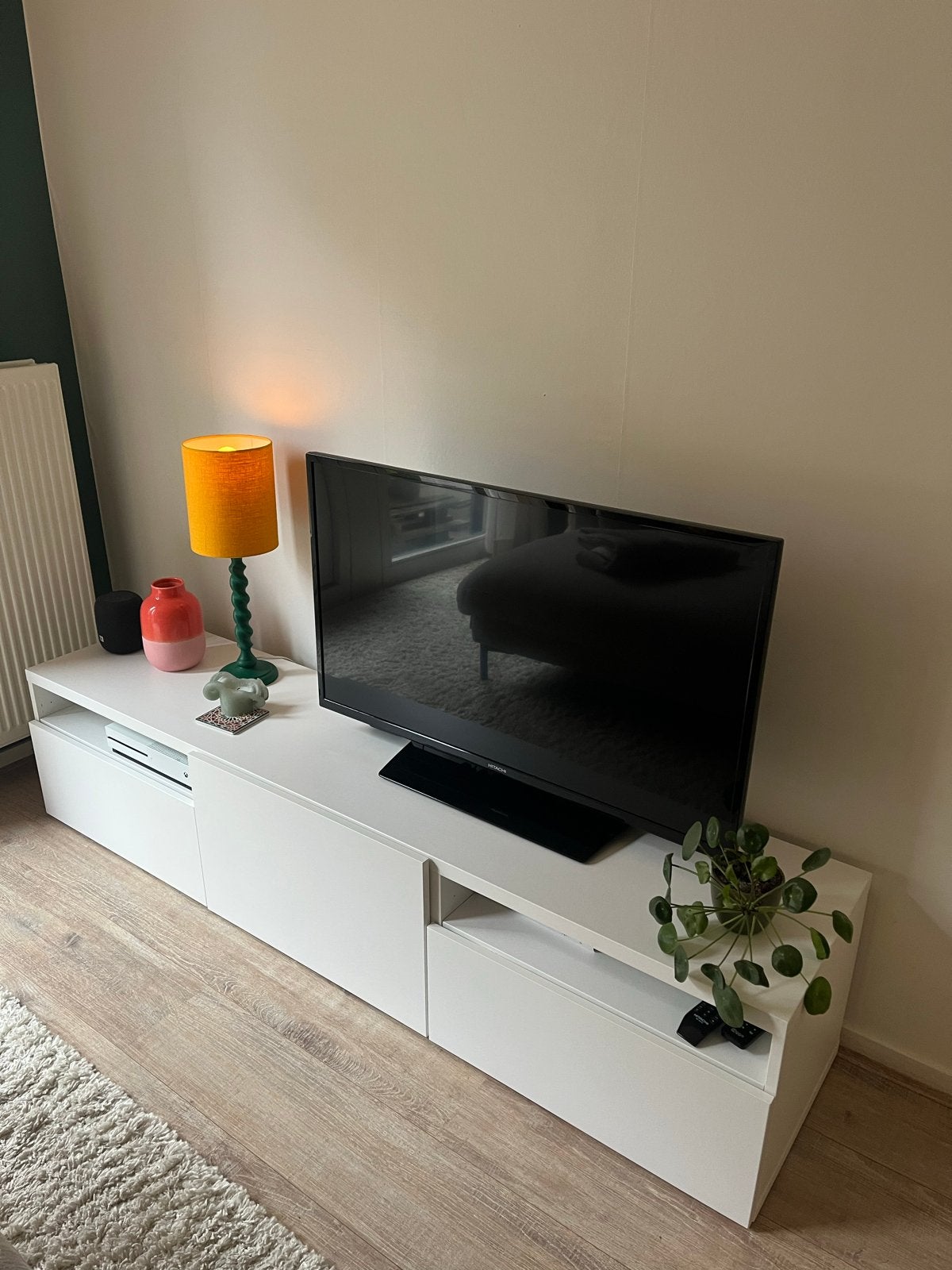 IKEA Besta TV meubel (wit), Overige materialen, 150 tot 200 cm, Ophalen of Verzenden, Zo goed als nieuw