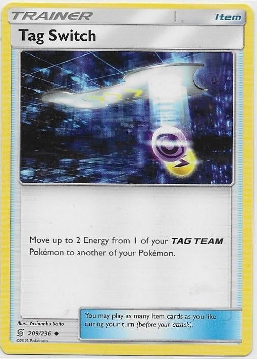 Unified Minds,  Tag Switch [uncommon] 209/236, Verzenden, Nieuw, Losse kaart