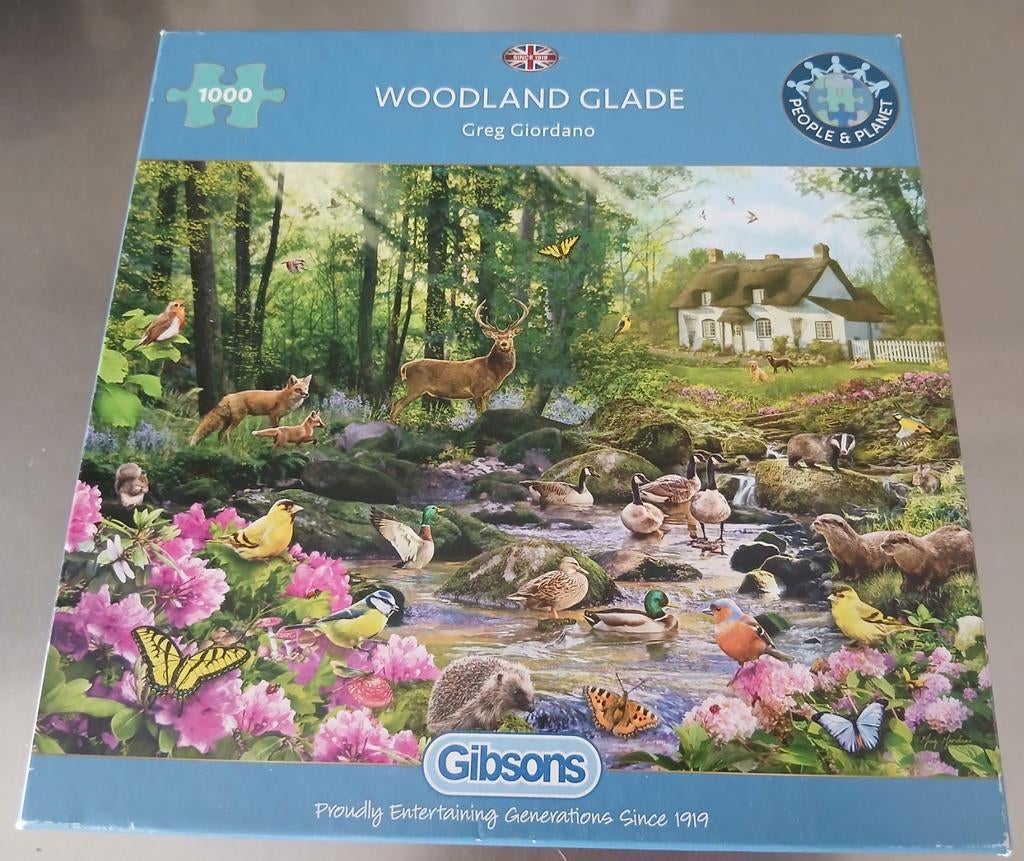Gibson legpuzzel 1000 stukjes, Ophalen, 500 t/m 1500 stukjes, Zo goed als nieuw