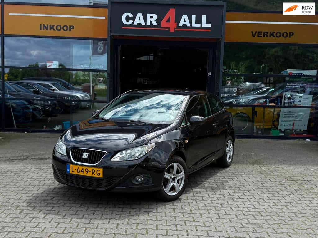 Seat Ibiza SC 1.4 Reference CARPLAY/LMVELGEN/CRUISE/AIRCO/AP, Auto's, Seat, Voorwielaandrijving, Zwart, 4 cilinders, Bedrijf