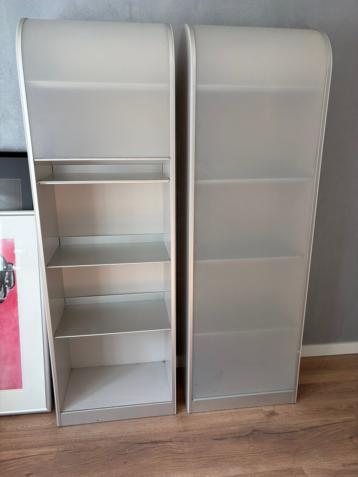 Twee kastjes Pastoe Amsterdammer - kleur taupe, Huis en Inrichting, Gebruikt, Modern, 150 tot 200 cm, 25 tot 50 cm