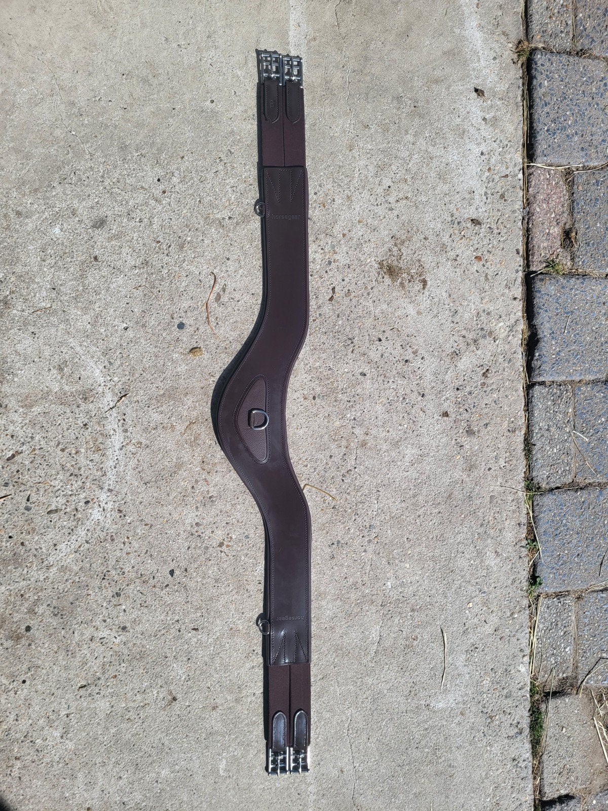 horsegear singel 130cm, Springen, Bruin, Nieuw, Ophalen of Verzenden