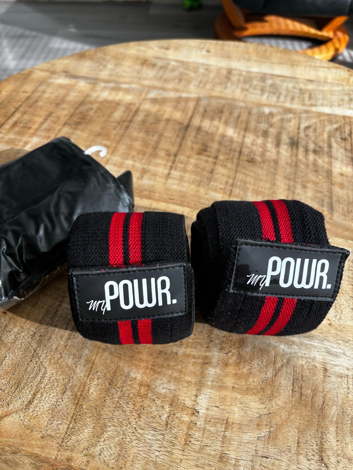 Mr POWR Wrist Wraps Polsbandages voor Krachttraining 170 cm, Ophalen of Verzenden, Zo goed als nieuw, Armen, Overige typen