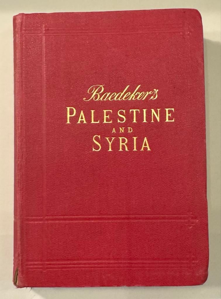 Baedeker's Palestine and Syria reisgids uit 1906, Ophalen of Verzenden, Reisgids of -boek, Azië, Gelezen