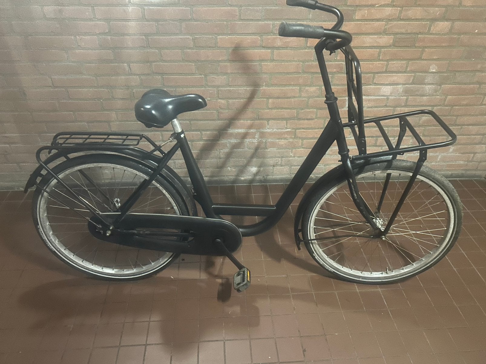 Damesfiets 26inch 45cm terug remtrap, Gebruikt, 26 inch, Minder dan 47 cm, Ophalen