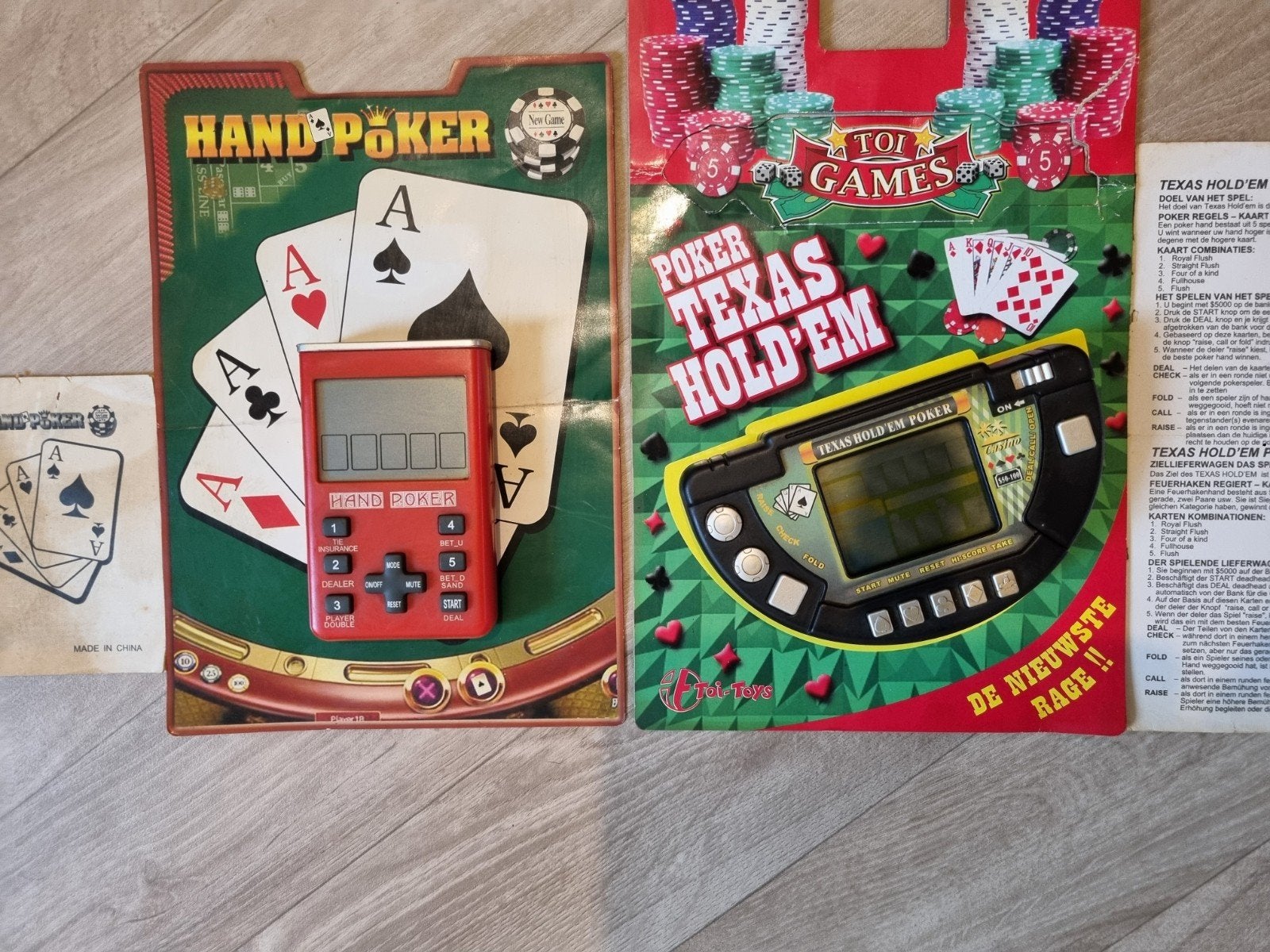 hand poker, Hobby en Vrije tijd, Een of twee spelers, Ophalen of Verzenden, Zo goed als nieuw