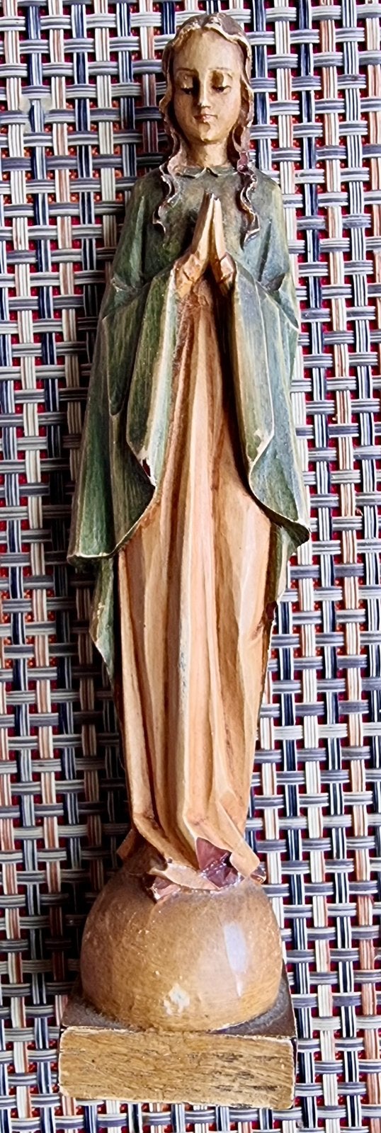 Handgesneden houten Mariabeeld (, Verzenden, Gebruikt, Beeld(je), Christendom | Katholiek