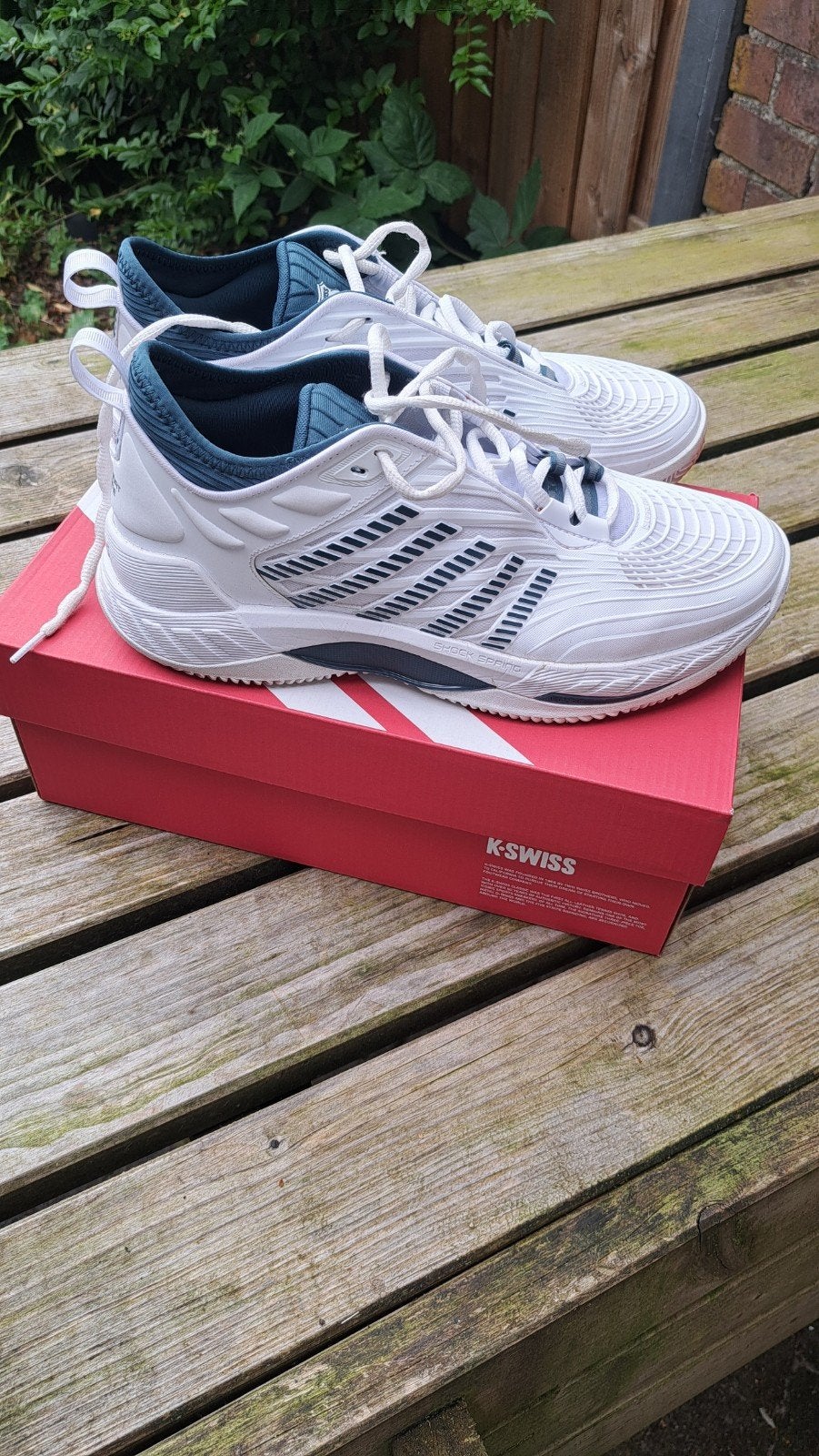 K-Swiss Hypercourt Supreme 2 Clay Tennisschoenen, Kleding | Heren, Schoenen, Ophalen of Verzenden, Wit, Sportschoenen, Nieuw