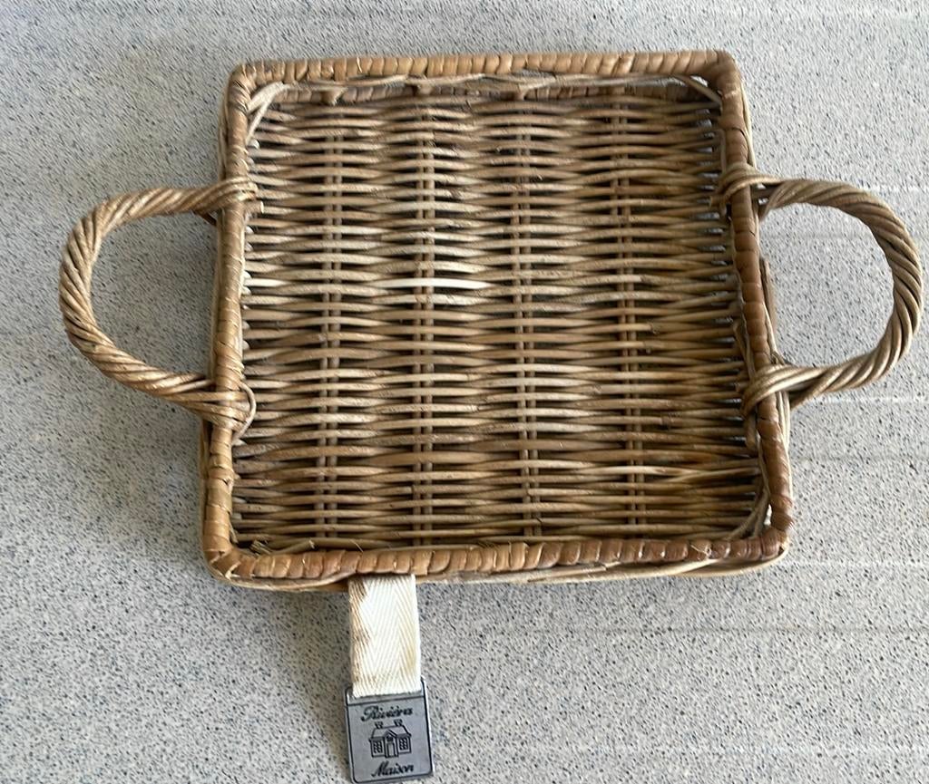Rivièra Maison dienblaadje onderzetter rotan, Huis en Inrichting, Woonaccessoires | Onderzetters, Ophalen of Verzenden, Zo goed als nieuw