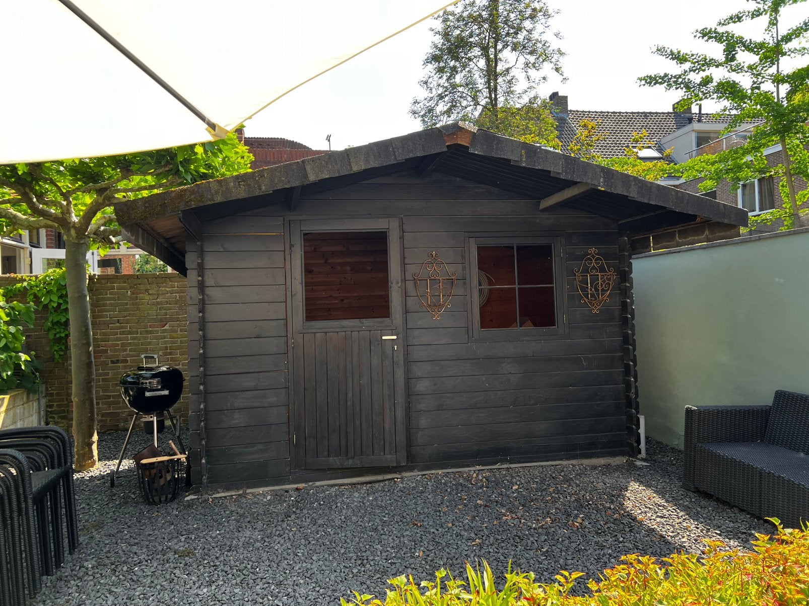 Tuinhuisje gratis afhalen. Zelf demonteren., Tuin en Terras, Tuinhuizen, Ophalen, Tuinhuis, 250 tot 500 cm, 1 raam