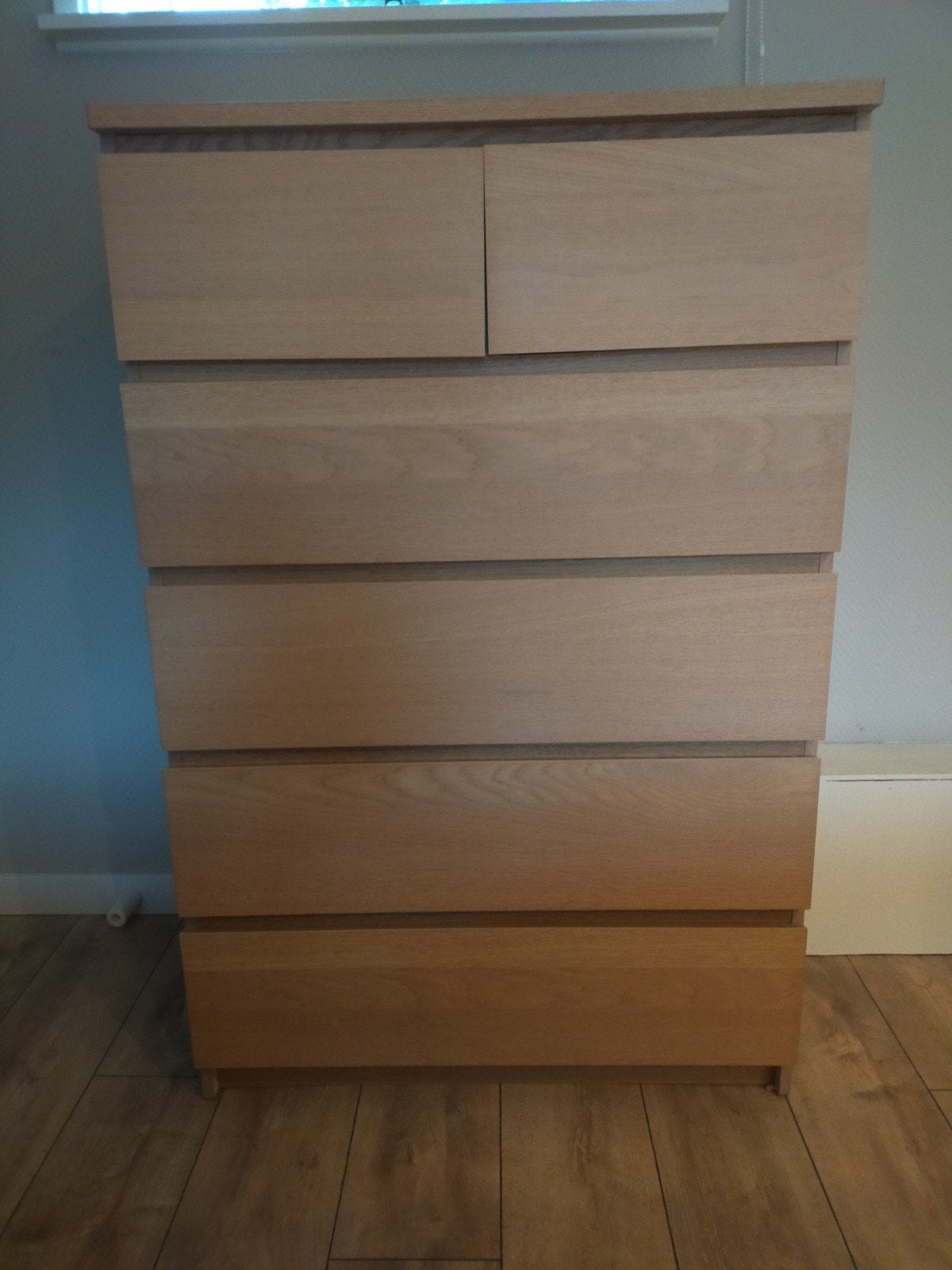 IKEA Malm ladekast met 6 laden, Huis en Inrichting, Kasten | Ladekasten, Ophalen, Gebruikt, 5 laden of meer, 50 tot 100 cm