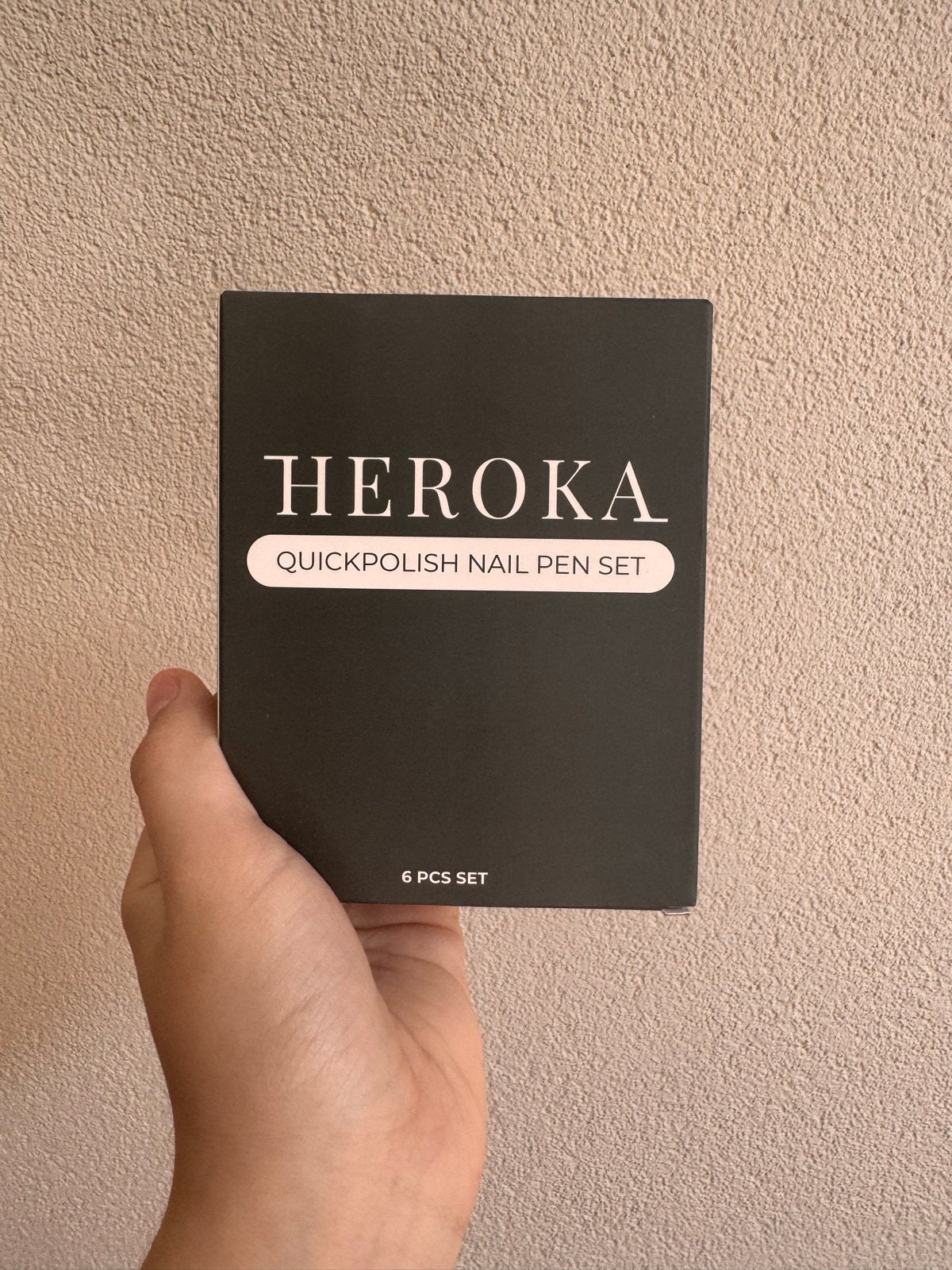 Heroka Gellak Set - Quickpolish Nail Pen Set (6 stuks), Verzenden, Nieuw, Overige typen