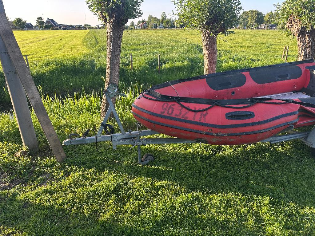 Quicksilver Heavy Duty Sport 3.65m rubberboot incl trailer, Watersport en Boten, Rubberboten, Gebruikt, Quicksilver, Aluminium