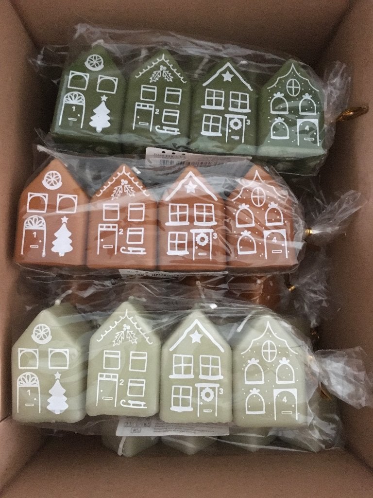 Rustik Lys Advent Kersthuisjes S set-4 Nieuw, Overige materialen, Overige kleuren, Nieuw, Ophalen of Verzenden