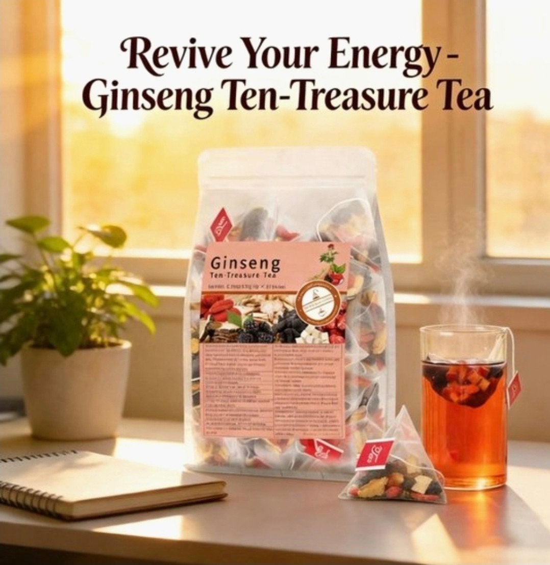 Thee. Ginseng Ten-Treasure  - Revitaliseer je energie, Hobby en Vrije tijd, Theezakjes, Opbergdoos, Ophalen of Verzenden