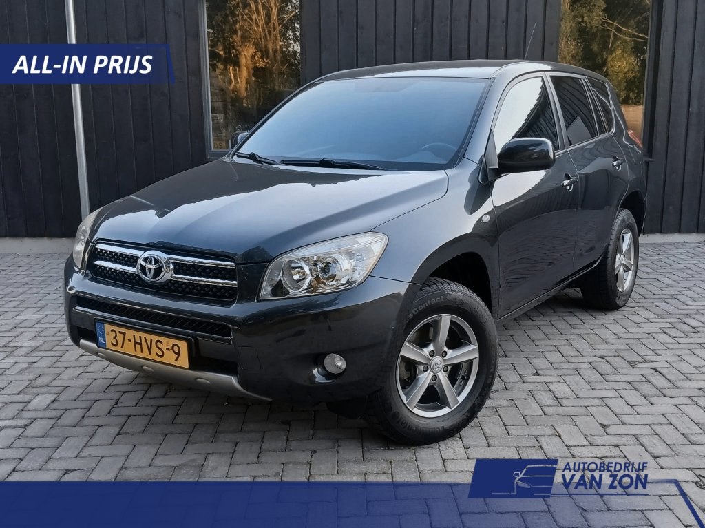 Toyota Rav4 2.0 16V Vvt-i 2009 4WD Trekhaak Navi Climate NAP, Auto's, Toyota, 1998 cc, Stof, 1440 kg, Zwart