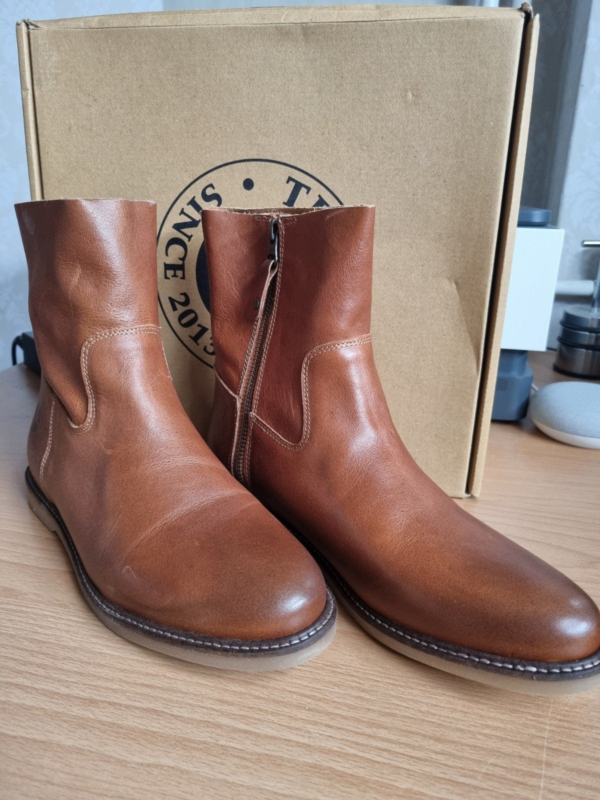 Travelin' dames leren laarzen - Zo goed als nieuw, Ophalen, Travelin', Bruin, Lage of Enkellaarzen