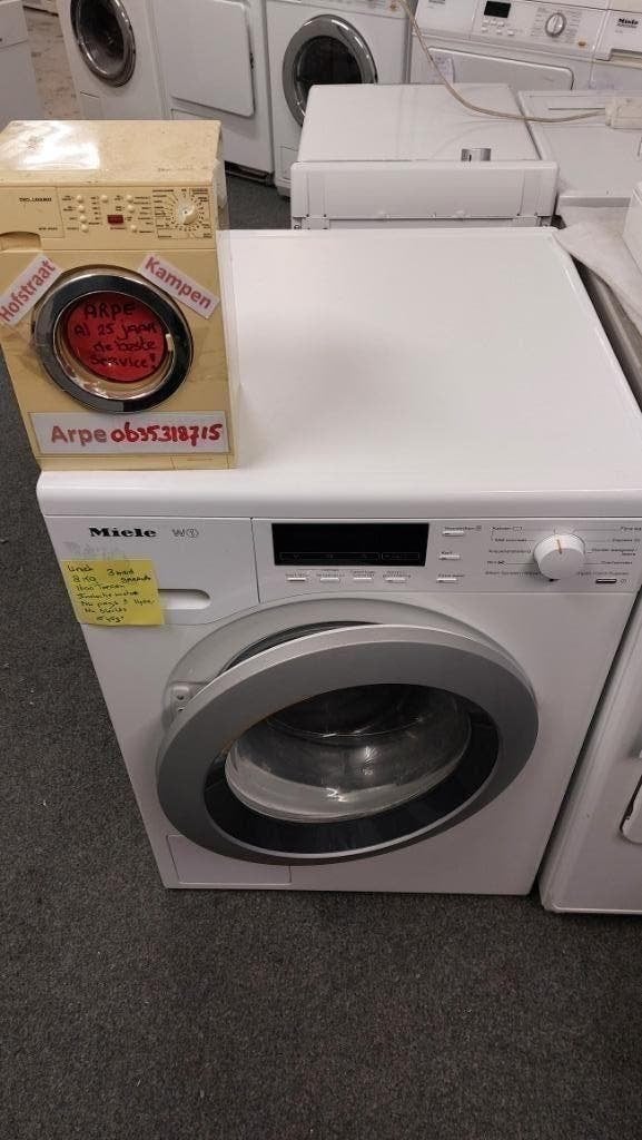 miele wasmachine  1600 8 kg nieuwe type  459  ARPE Kampen, Witgoed en Apparatuur, Ophalen, 8 tot 10 kg, Refurbished, 1600 toeren of meer
