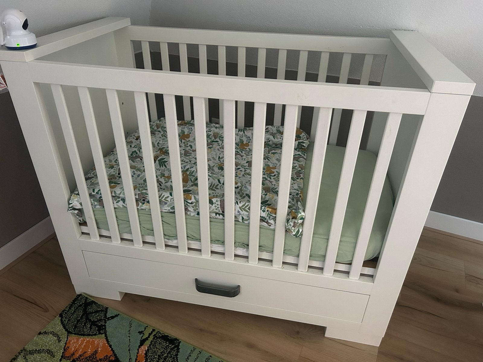 Complete babykamer: ledikant, commode, kledingkast, Kinderen en Baby's, Kinderkamer | Bedden, Ophalen, Gebruikt, 70 tot 85 cm
